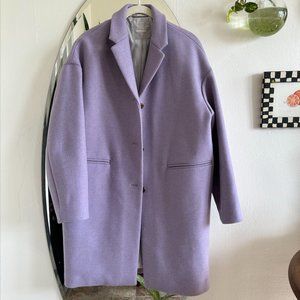 EVERLANE lavender "Cocoon Coat" Perfect Pea Coat!
